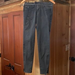 Zara Basic Dept Denim Z1975 Moto Zipper Ankle Jeans